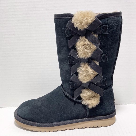 Koolaburra by UGG 1015875 Victoria Tall Suede Mid-Calf Boots - Picture 1 of 15